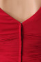 Robe de demoiselle d'honneur Col en V Foncé Mi-longues Plissé - Page 8