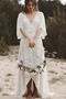 Robe de mariée Dentelle Asymétrique Poire Fermeture à glissière - Page 1