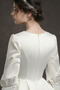 Robe de mariée Hiver Décalcomanie A-ligne Laçage Manche de T-shirt - Page 4