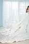 Robe de mariée Appliquer Longue A-ligne Col en Cœur Sans Manches - Page 3