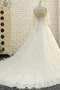Robe de mariée Tulle Fermeture éclair Tribunal train Couvert de Dentelle - Page 4