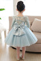 Robe de fille de fleur Tulle Petit collier circulaire Manche de T-shirt - Page 2