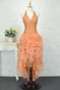 Robe de cocktail Chic Sans Manches Fermeture à glissière Naturel taille - Page 1