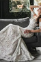 Robe de mariée Sans Manches Fermeture à glissière A-ligne Luxueux - Page 5