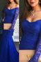 Robe de soirée Dentelle Manche de T-shirt Manche Longue Traîne Courte - Page 2