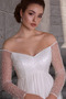 Robe de mariée Manche Longue Drapé Tulle Empire Longue Manche Aérienne - Page 4