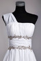 Robe de mariage Fourreau plissé Drapé Une épaule A-ligne Mousseline - Page 5