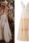 Robe de mariée Tulle Longueur de plancher Col en V Printemps - Page 3