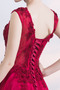 Robe de soirée Manquant aligne Satin Chaussez Sans Manches Traîne Moyenne - Page 4
