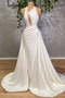 Robe de mariée Automne Décolleté Dans le Dos Train de petit Sans Manches - Page 1