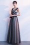 Robe de bal A-ligne Dentelle Montrer Couvert de Dentelle Naturel taille - Page 1