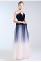 Robe de bal Laçage Sans Manches Velours Col en V Foncé Dent de scie - Page 3
