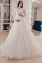 Robe de mariée Manche Longue Empire Dentelle Longue Chaussez - Page 1