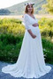 Robe de mariée Taille haute Maternité Empire Dentelle Tulle De plein air - Page 5