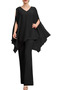 Robe mères Noir Fête Cérémonial 2 Pièces Manche Courte Été Un Costume - Page 1