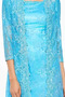 Robe mères Luxueux Glissière Manche Aérienne 3/4 Manche Cérémonie - Page 7