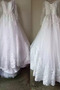 Robe de mariage Éternel Col en V A-ligne Naturel taille Chaussez - Page 2