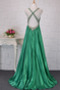 Robe de bal Dos nu Étirer Satin Col en V Empire Luxueux Automne - Page 2