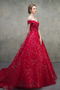 Robe de mariée Couvert de Dentelle Printemps Rosée épaule Drapé - Page 3