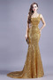 Robe de soirée Longue Dos nu Manquant Une épaule Sirène Scintillait - Page 1