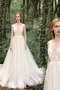 Robe de mariage gossamer A-ligne vogue Manquant Été Perler Naturel taille - Page 3