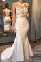 Robe de soirée Drapé Milieu dos Sexy Sans Manches Hiver Naturel taille - Page 1