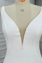 Robe de mariée Col en V Simple Fermeture à glissière Sirène Naturel taille - Page 4