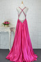 Robe de bal Dos nu Étirer Satin Col en V Empire Luxueux Automne - Page 6