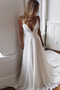 Robe de soirée Traîne Moyenne Fête Luxueux Appliquer Col en V - Page 1