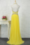 Robe de bal Jaune Dos nu Fourreau Avec Bijoux Naturel taille - Page 3