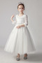 Robe de fille de fleur Balançoire Manche Aérienne Longueur Cheville - Page 3