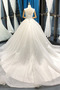 Robe de mariée A-ligne Traîne Royal net Drapé Naturel taille - Page 4