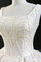 Robe de mariée Hiver Sans Manches Formelle Traîne Mi-longue Drapé - Page 8