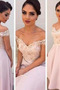 Robe de demoiselle d'honneur a ligne Longueur Mollet Satin Couvert de Dentelle - Page 2