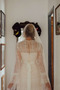 Robe de mariage A-ligne Fermeture à glissière Perspectif Petit collier circulaire - Page 4
