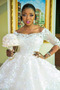 Robe de mariée Vente Cathédrale Perlé Manche Demi Laçage Naturel taille - Page 3