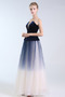 Robe de bal Laçage Sans Manches Velours Col en V Foncé Dent de scie - Page 4
