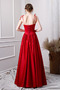 Robe de bal Satin a ligne Longueur Cheville Laçage Epurée Naturel taille - Page 2