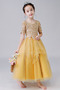 Robe de fille de fleur Dentelle Montrer Formelle Longueur Cheville - Page 1