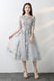 Robe de demoiselle d'honneur Nœud à Boucles Naturel taille Fermeture à glissière - Page 3