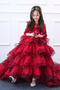Robe de fille de fleur Naturel taille Couvert de Dentelle Festonné - Page 1
