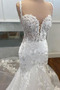Robe de mariée Sirène Bretelles Spaghetti Fermeture à glissière - Page 4