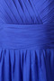 Robe de soirée Bleu Chiffon Été aligne ride Festin Fermeture à glissière - Page 5