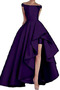 Robe de bal Sans Manches Naturel taille Asymétrique Chic Satin - Page 5