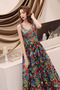 Robe de soirée Col en V Foncé Sans Manches Festin Col en V Naturel taille - Page 4