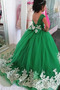 Robe de fille de fleur Dentelle A-ligne Automne Formelle Orné de Nœud à Boucle - Page 2