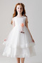 Robe de fille de fleur a ligne Mi-longues Multi Couche Naturel taille - Page 1