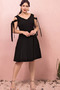 Robe de cocktail Spandex Col en V Festin a ligne Sommaire Nœud à Boucles - Page 3