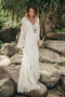 Robe de mariée Taille haute Appliquer Longueur de plancher Simple - Page 1