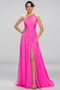 Robe de soirée Sexy A-ligne Mousseline Drapé Sans Manches Dos nu - Page 12